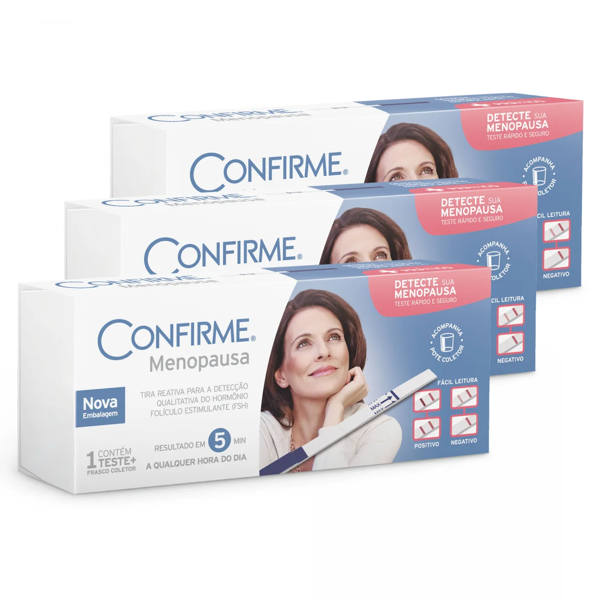 Kit com 3 Confirme Menopausa