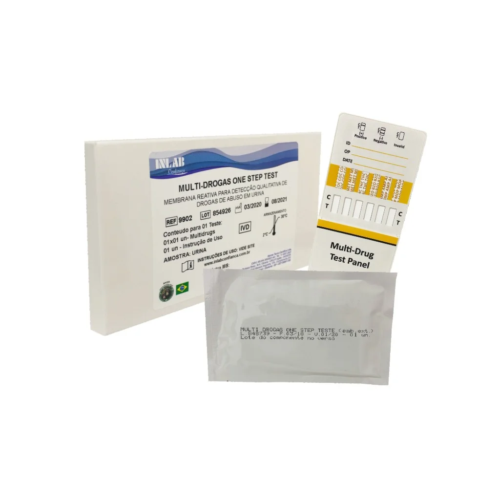 Teste Multidrogas 6 com 1 teste