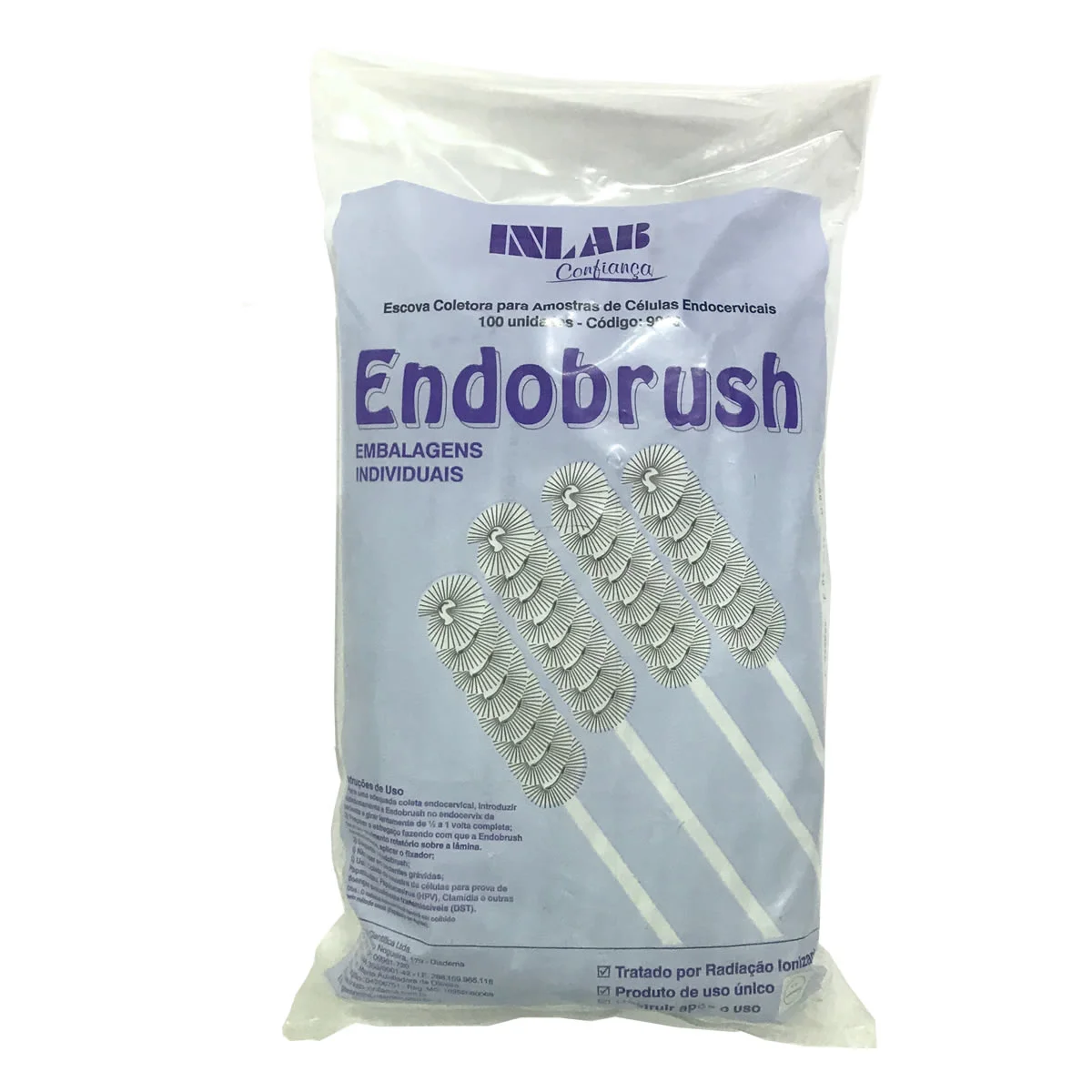 Escova Citológica Endobrush Individual c/ 100 Unidades