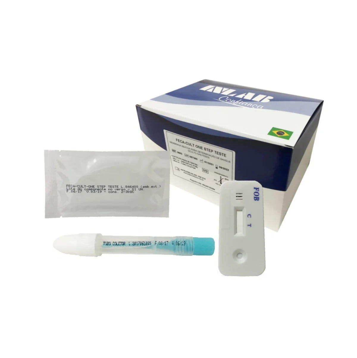 Teste Feca Cult One Step com 25 Testes