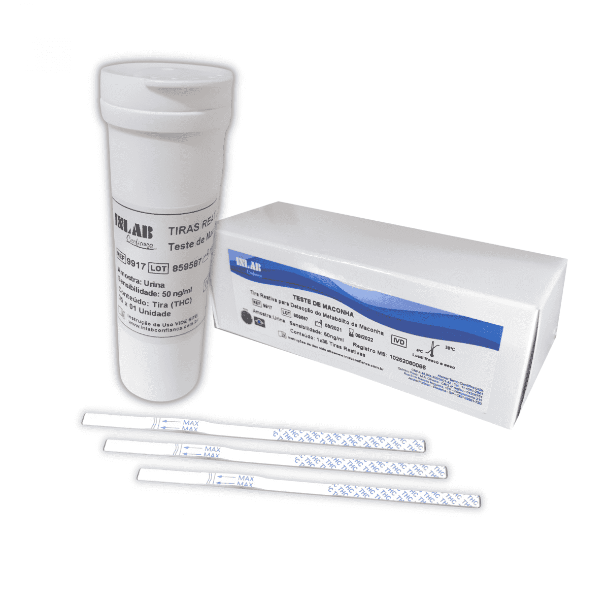 Teste de Maconha com 35 testes