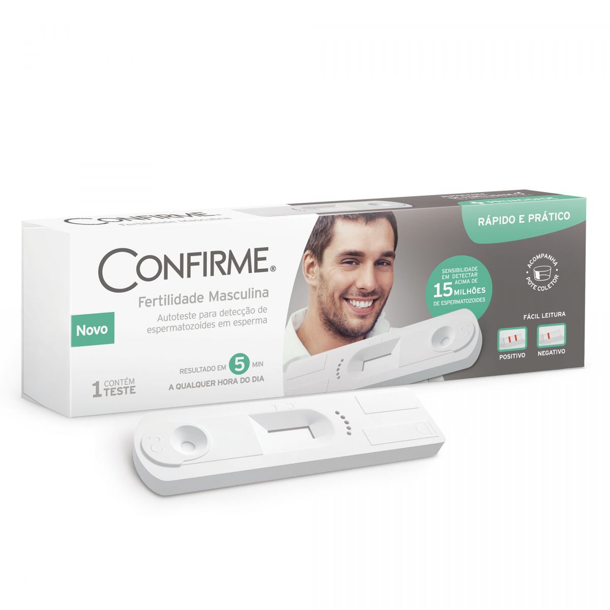 Kit Teste de Fertilidade Masculina + Teste de Fertilidade Feminina com 5 testes - Imagem 2