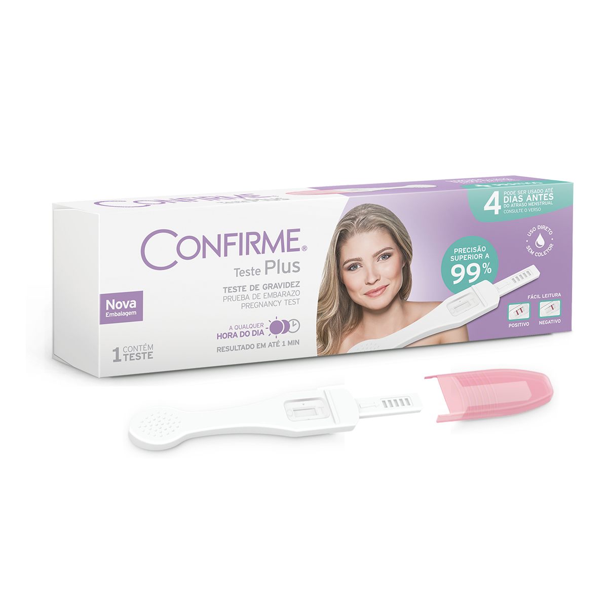 Kit com 3 Testes Confirme Teste Plus - Imagem 2