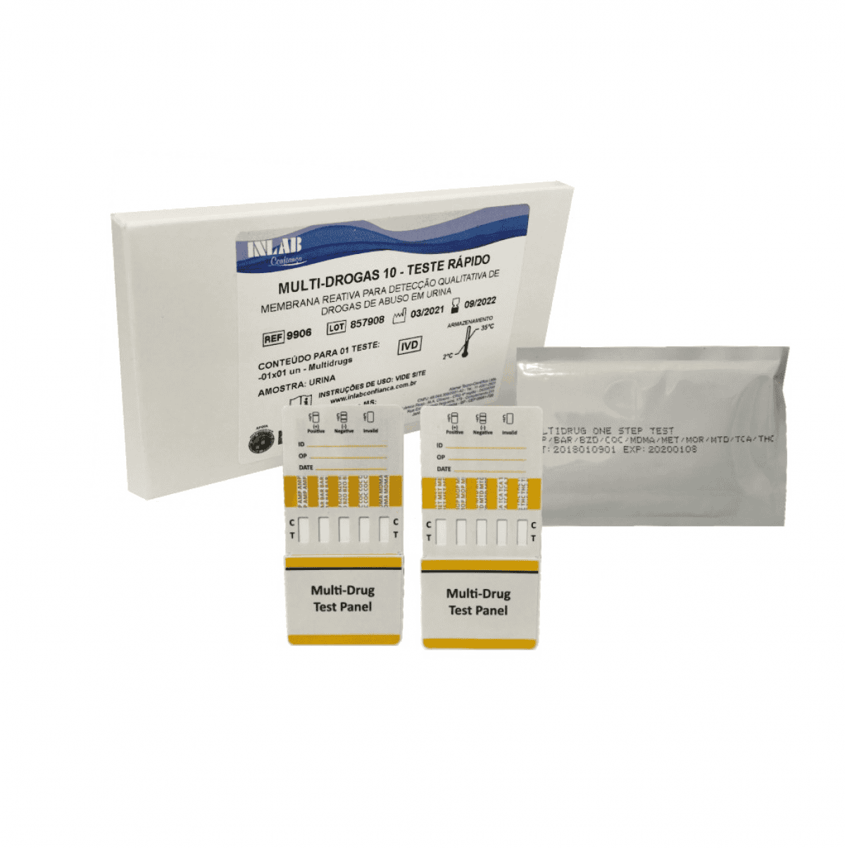 Teste Multidrogas 10 com 1 Teste