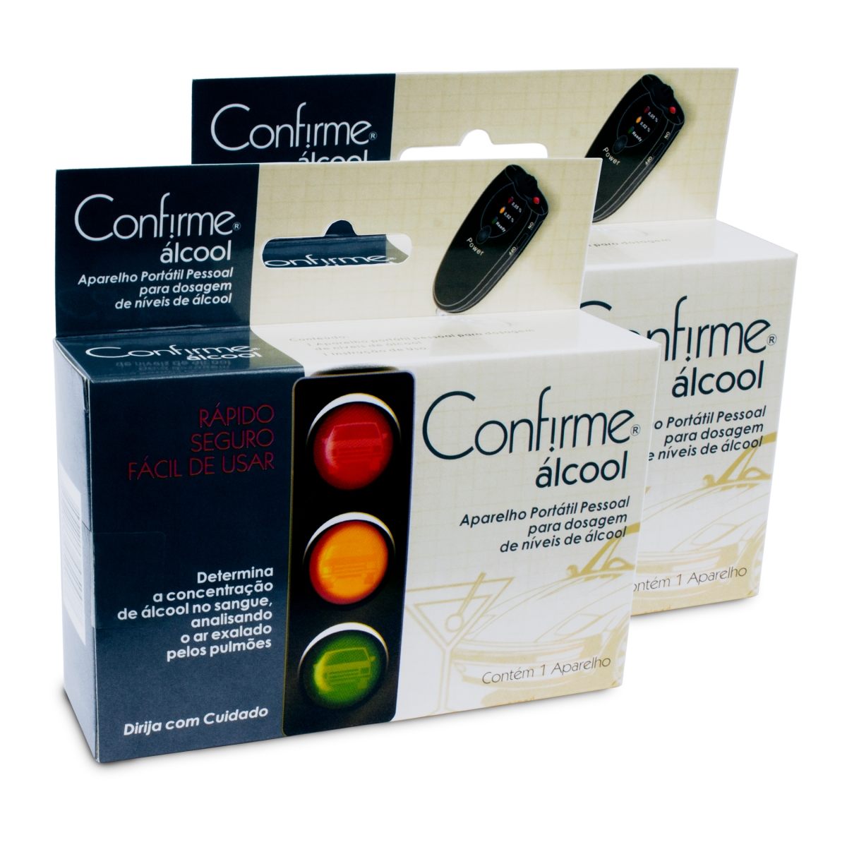 Kit com 2 Confirme Álcool