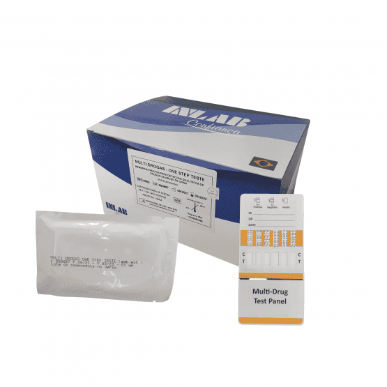 Kit Teste Multidrogas 6 (Kit Econômico) com 35 testes
